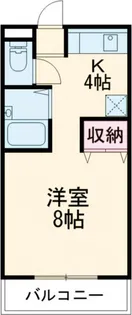 アネックス中和泉【2階】の間取り