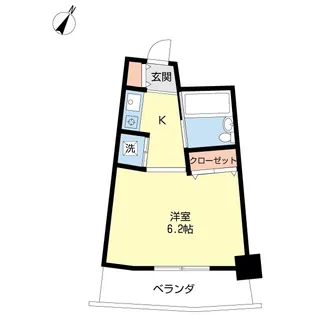 ユーセンス【5階】の間取り