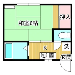 菊池コーポ【2階】の間取り
