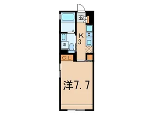 Bon Marche Oimachi 01【2階】の間取り