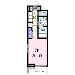 メゾン フロレスタ【3階】の間取り