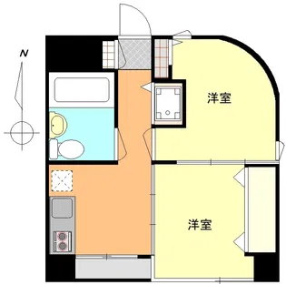 パルピア北馬込【3階】の間取り