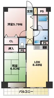 アトレ鴻巣【2階】の間取り