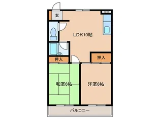 ジョイホームズ【4階】の間取り