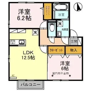スクエアガーデン新庄 C【2階】の間取り