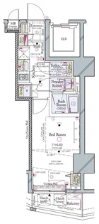 コンシェリア池袋 MASTER’S VILLA【4階】の間取り