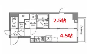 CORVAL大森【3階】の間取り