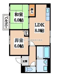 ハイムグランシャリオ【3階】の間取り