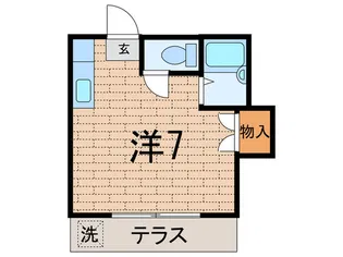 シャト-翠が丘I【1階】の間取り