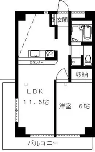 サニーセゾン杉本【3階】の間取り