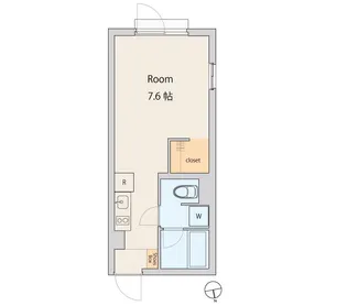 モデリアデイズ柳原【2階】の間取り