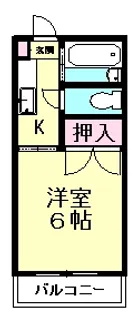 ファーストコーポ【2階】の間取り