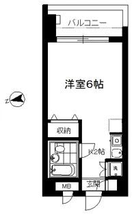 恵比寿アーバンハウス【3階】の間取り
