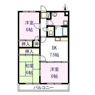 エポック【3階】の間取り
