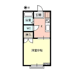 プレシェール ロジュマン【2階】の間取り