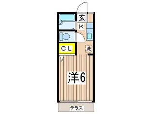 ティルザ湘南【1階】の間取り