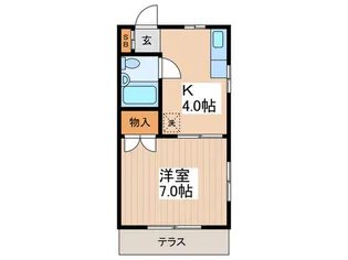 モンシャトー新川【1階】の間取り