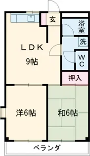 サンルミナス【1階】の間取り