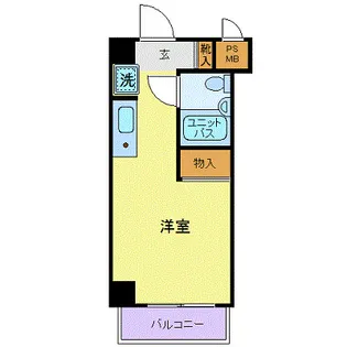 スカイコート世田谷用賀【7階】の間取り