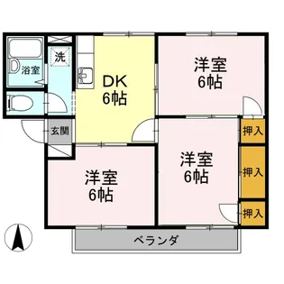 エレガンス・レピュート【2階】の間取り