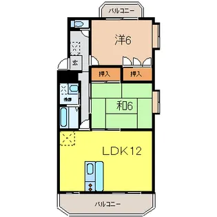 ヴェルドミール【3階】の間取り