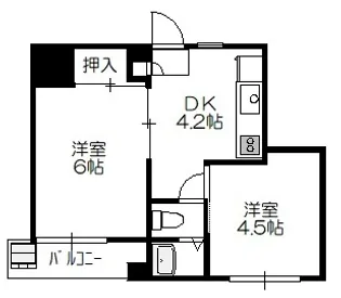 サンシャイン29【7階】の間取り