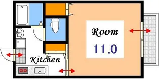 バウエルエスポワール【1階】の間取り