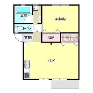 オリエンタルハイツ【1階】の間取り
