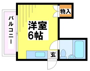 東京都調布市小島町2【アパート】の間取り