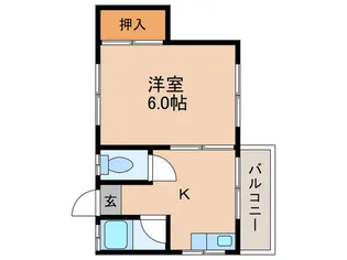 青山コ―ポ【2階】の間取り