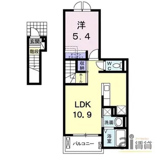 ベル フラン【2階】の間取り