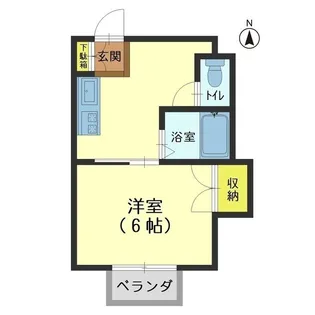 セサミ西中野【2階】の間取り