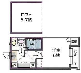 アールグランデ北仙台【1階】の間取り