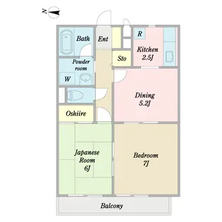 ゴールドクレスト【1階】の間取り