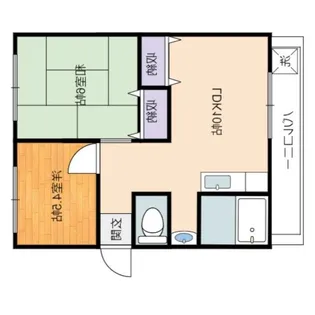 ドゥーンエンガス【3階】の間取り
