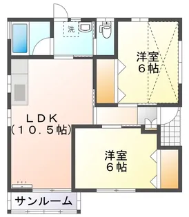 鹿児島県鹿屋市上谷町【一戸建】の間取り