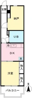 アップルコート橋本【2階】の間取り