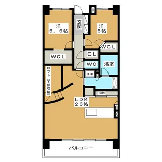 パークホームズ日進ゲートマーク【11階】の間取り
