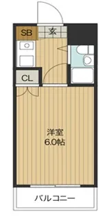 レディバード【8階】の間取り