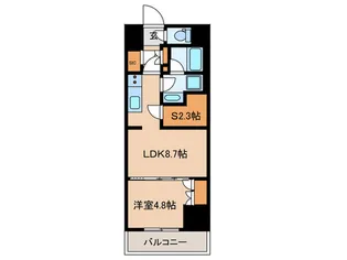 ザパークハビオ神楽坂レジデンスSouth【3階】の間取り