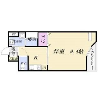 ルラシオン江戸橋【1階】の間取り