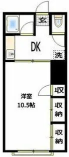 ココ・ユリーヌ【1階】の間取り