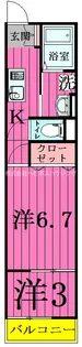 ボヌールメゾンB【3階】の間取り