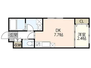 Tメゾン【3階】の間取り