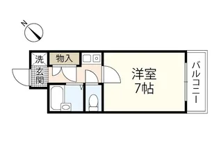 M’s lea Kougominami【2階】の間取り