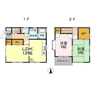 広島県福山市千田町3【一戸建】の間取り