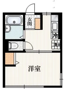 東京都世田谷区八幡山1【アパート】の間取り