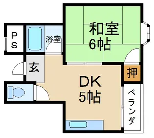 アール・アイ緑町【2階】の間取り