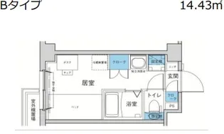 キャンパスヴィレッジ元住吉【2階】の間取り