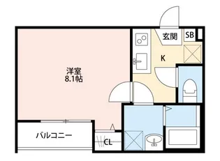 埼玉県戸田市喜沢1【アパート】の間取り